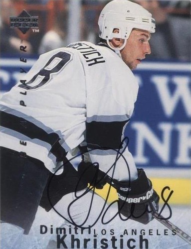 1995-96 Upper Deck Be a Player - Dmitri Khristich #S36