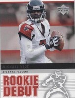2005 Upper Deck Rookie Debut Michael Vick #4