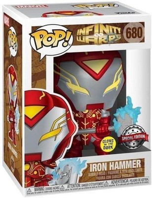 POP Funko Marvel: Infinity Warps - Iron Hammer GITD 680