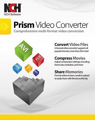 Prism Plus Video Converter convert AVI MPG4 for Windows