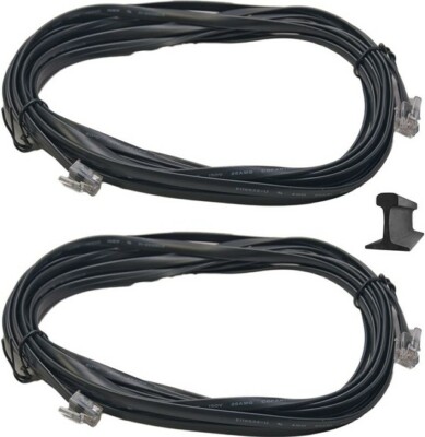 Digitrax LNC162 16 Foot LocoNet Cables ~ 2 Pack ~ With End Connectors Installed