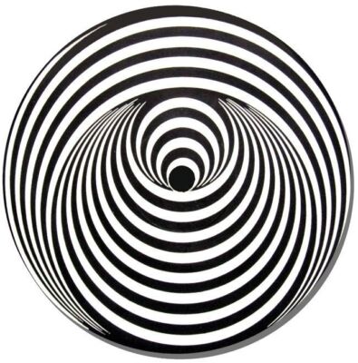 Vertigo Swirl Record Label Round Mouse Mat. Vinyl Fan Mouse pad Gift