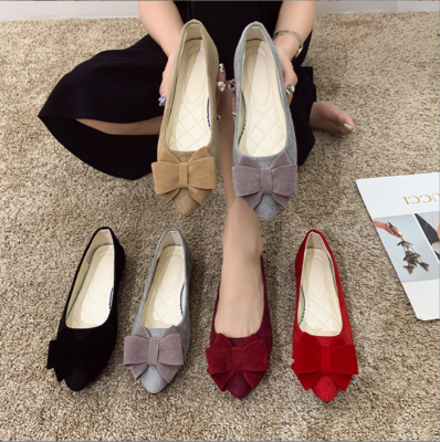 Suede flat shop shoes womens