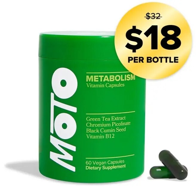 MOTO - Metabolism Boosting Capsule - Energy, Curb Cravings, Healthy