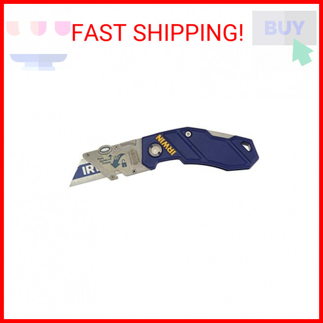 IRWIN Utility Knife, Folding (2089100) , Blue