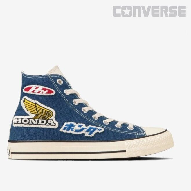 Pre-owned Converse Sneaker All Star (r) Honda Wp Hi Trico 7-12in Canvas Lace-up Japan