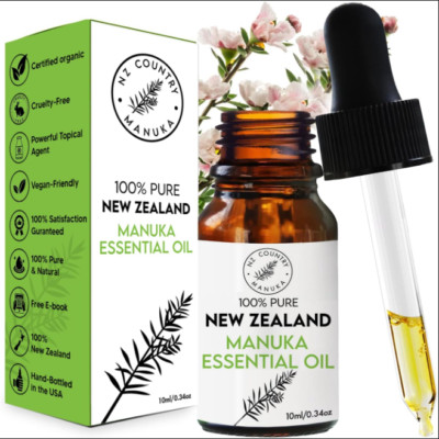 NZ Country 100% Pure Manuka Oil | 35x Stronger Than Tea Tree | Skin, Hair & Nail