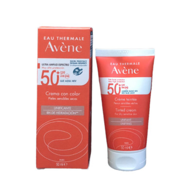 Avene Sun Cream Face And Neck Tinted Cream SPF50+ 50ml NIB Exp 04/2026