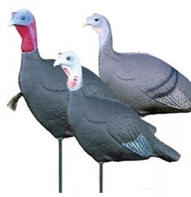 decoys hen turkey decoy flambeau love triangle flock turkey decoy set sf00857 feather flex