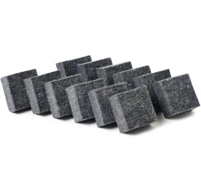 Charles Leonard Multi-Purpose Felt Erasers Class Pack, 2 x 2 In, 74520 Mini Felt