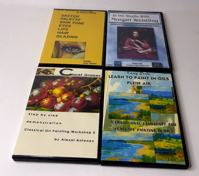 Oil Painting 7 DVD's 4 Courses Bundle Antonov, Sealy, Geddes SET Free Shipping