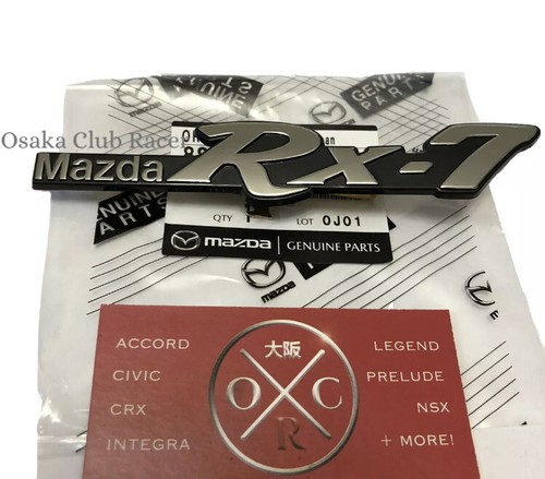 ☻R☻様 Mazda Genuine RX-7 SA22C Side Emblem First Savanna RX-7 8871