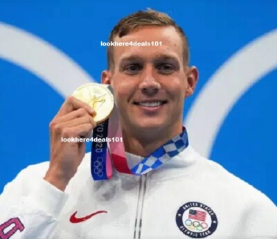 OLYMPICS 2020 Photo 8x10 Caeleb Dressler Gold Medal USA Men's Swim Team Tokyo
