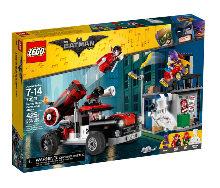 Lego The Batman Movie 70921 Harley Quinn Kanonekugelattacke neu ungeöffnet 