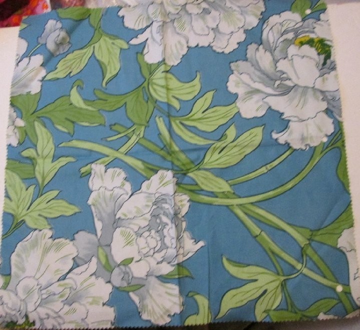 Vintage lot 2 cotton floral fabric SANDERSON Paquita 9603/30 & 9603/20 22