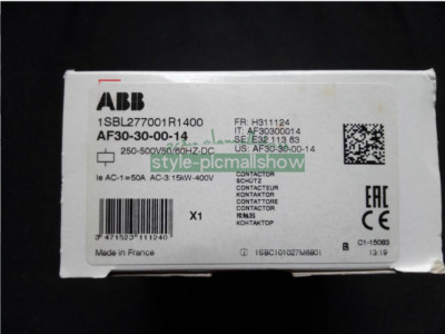 1PCS NEW ABB AF30-30-00-14 250-500V50/60HZ-DC Contactor 1SBL277001R1400