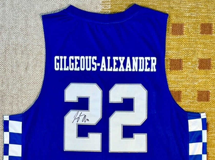 Shai Gilgeous-Alexander Signed Autograph Kentucky Wildcats