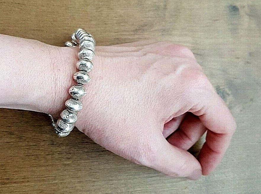 Navajo Sterling Silver Beads or 