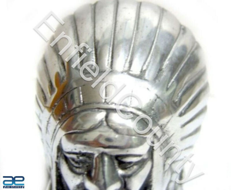 Indian Chief Head Aluminum For Front Mudguard Fender Universal Fit 