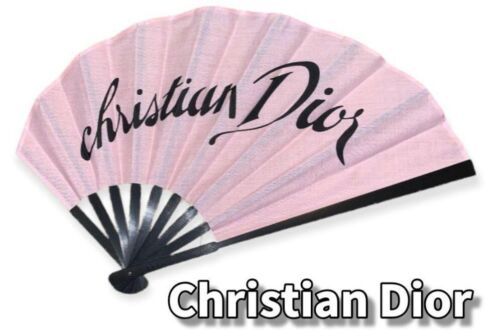 Christian Dior Folding Fan Novelty Rare from Japan