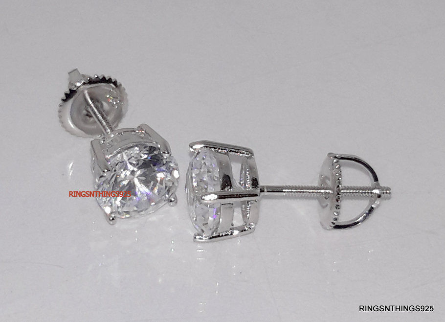 Cubic Zirconia Pendientes para hombres