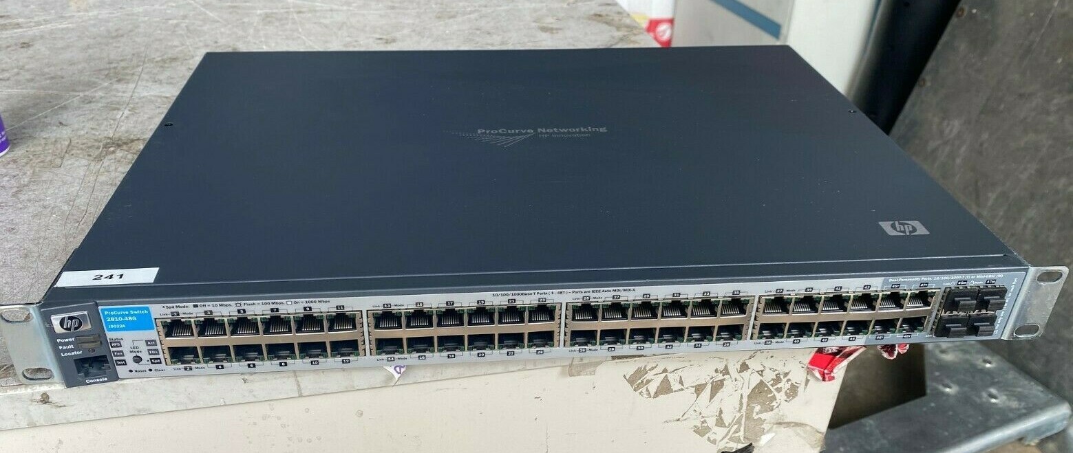 ルーター・ネットワーク機器 HP ProCurve Switch 2810-48G Amazon.com: HP Networking Procurve 2810-48g Managed Ethernet