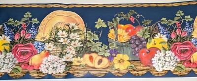 2 Roll Vintage Floral Garden Farmhouse Country Wallpaper Border by Sunworthy