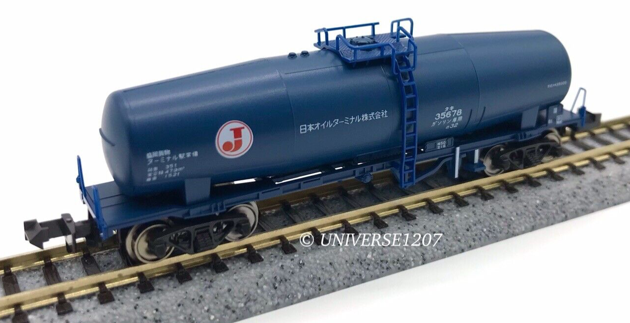 On　TrainTank(xsサイズ) N Scale Kato 8050-2 Freight Fuel Tank Car Taki 35000 Oil