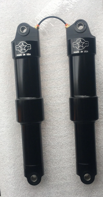 P-49 AMERICAN SUSPENSION AIR RIDE SUSPENSION REAR SHOCKS ONLY HARLEY