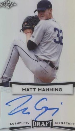 2017 Leaf Metal Draft - Matt Manning #BA-MM2