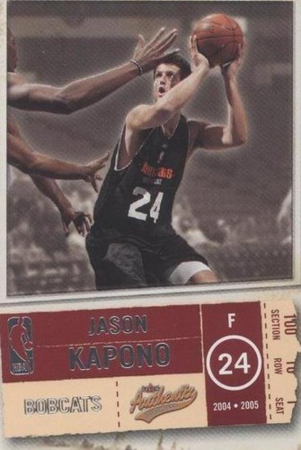 2004-05 Fleer Authentix - Jason Kapono #58