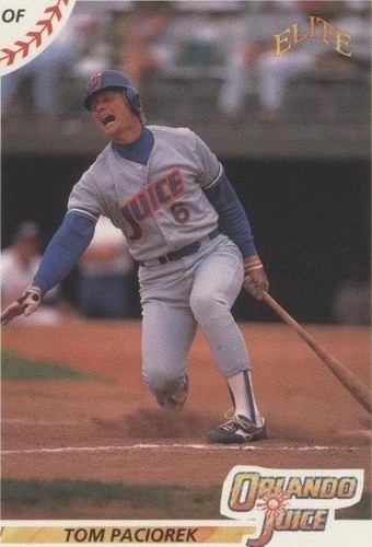 1990 Elite Senior Professional Baseball Association - Tom Paciorek #60