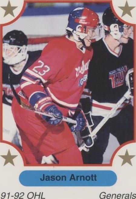 1991-92 7th Inning Sketch OHL - Jason Arnott #148
