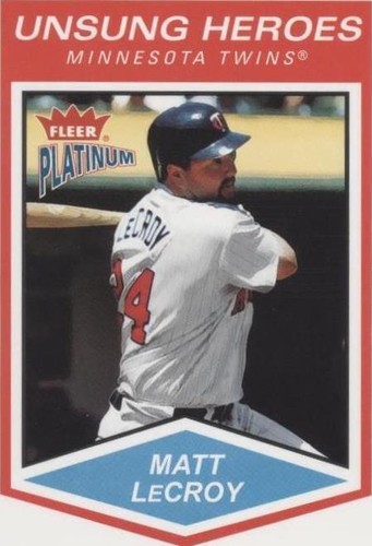2004 Fleer Platinum - Matt LeCroy #170