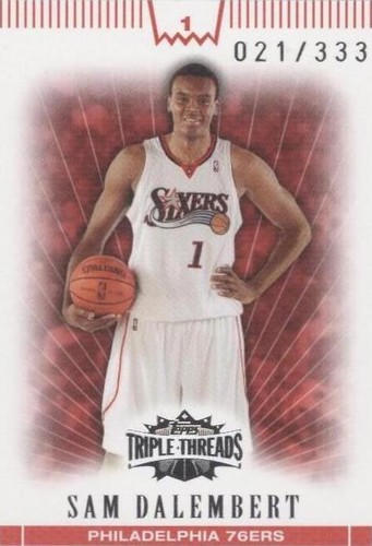 2007-08 Topps Triple Threads - Samuel Dalembert #84