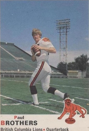 1970 O-Pee-Chee CFL Paul Brothers #28