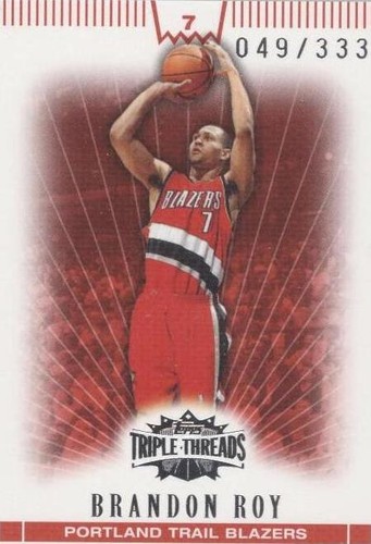 2007-08 Topps Triple Threads - Brandon Roy #17