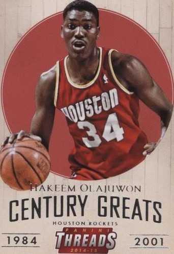 2014-15 Panini Threads - Hakeem Olajuwon #14