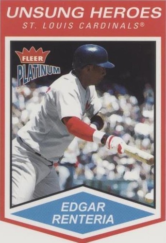 2004 Fleer Platinum - Edgar Renteria #179