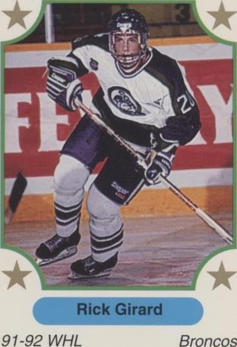 1991-92 7th Inning Sketch WHL - Rick Girard #176