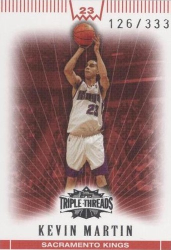 2007-08 Topps Triple Threads - Kevin Martin #60