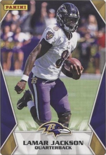 2020 Panini NFL Sticker & Card Collection Lamar Jackson #58