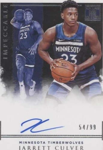 2019-20 Panini Impeccable - Jarrett Culver #IR-JCV