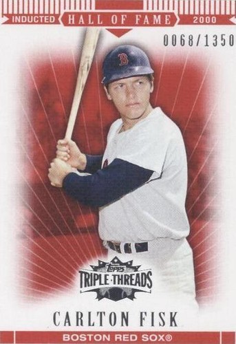 2007 Topps Triple Threads - Carlton Fisk #50