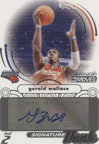 2006-07 Topps Trademark Moves - Gerald Wallace #SDU-13
