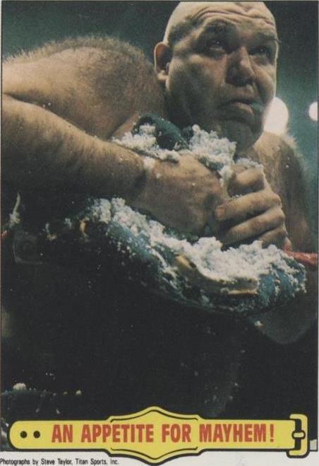 1985 Topps WWF - George "The Animal" Steele #31
