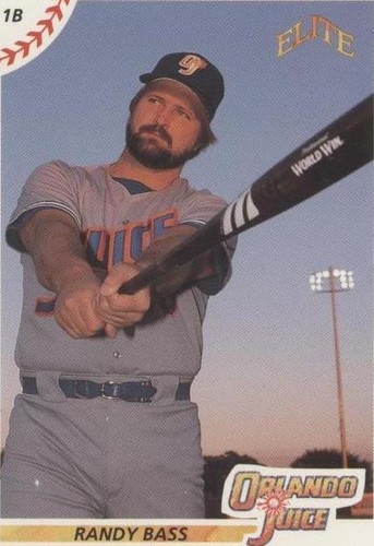 Randy Bass 1989 Topps Senior League #50 SIGNED (RARE TOUGH