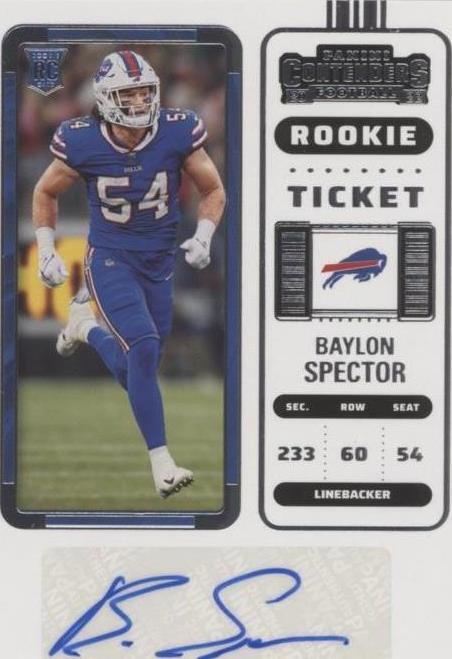 2022 Panini Contenders Baylon Spector #301