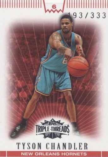 2007-08 Topps Triple Threads - Tyson Chandler #86