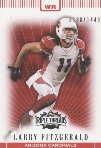 2007 Topps Triple Threads Larry Fitzgerald #63